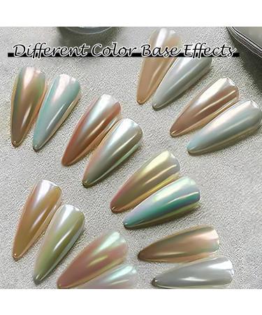 Unicorn Chrome Nail Powder - 2025 Einhorn Chrom Nagel Pulver Mermaid Aurora Nail Powder - Buy Online on GoSupps.com