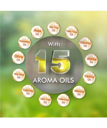 Buy New Improved Herbal Hair Oil with Wonder Cap (100 ml) - Enhance Hair Growth & Shine | International Shipping Available - Buy Online on GoSupps.com