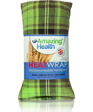 Amazing Health Unscented Wheat Bags Microwavable Hot and Cold Pack for Men and Women - Microwave Heat Pad with Natural Wheat Heat Pack Cotton Tartan Microwave Wheat Bag (Lime Tartan) Lime Tartan Medium - Buy Online on GoSupps.com