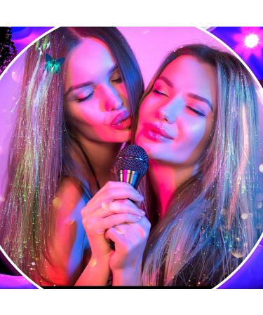 Juexica 24 Pcs LED Lights Hair Accessories Butterfly Fairy Braid Extension Clips | Glow in the Dark Party Favors & Supplies - Buy Online on GoSupps.com