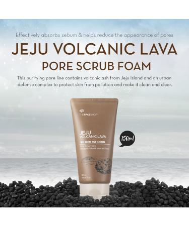 The Face Shop Jeju Volcanic Lava Pore Cleansing Foam 150ml - Buy Online on GoSupps.com