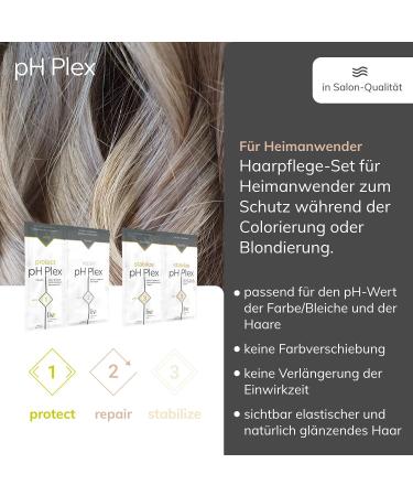 pH Plex 1 Protect & 2 Repair - Friends Kit for Protection & Repair Colouring Discolouring and Bleaching Repairs Damaged Hair For All Hair Types For Optimal Hair Feeling 3 x pH Plex 1 + 2 1 count (Pack of 1) - Buy Online on GoSupps.com