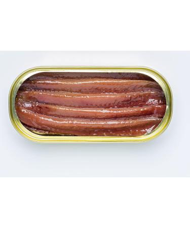 Anchovies from Cantabria Hoya Santo a - Pack of 6 cans of 49g/8 fillets (294g/48 fillets). Artisanal preparation with anchovies - Buy Online on GoSupps.com