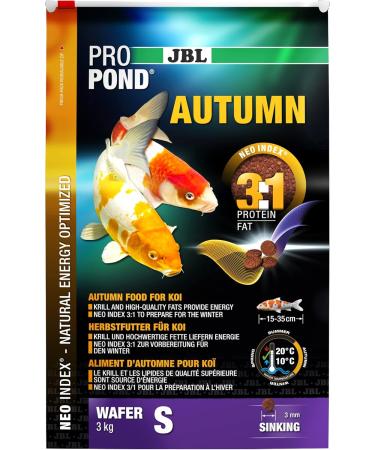 JBL 4123800 Autumn Koi Thin Skin for Wafer Season Lining Autumn Propond Size S 3000 g - Buy Online on GoSupps.com