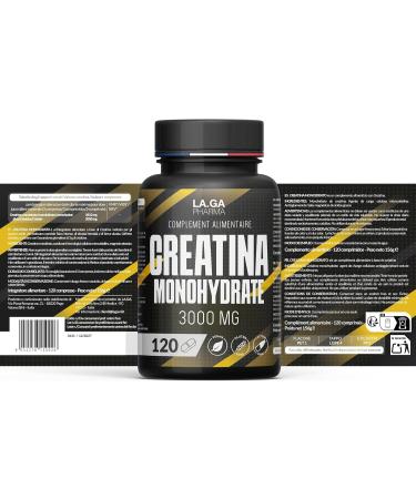 Creatine Monohydrate 120 Comprim s 3000mg. Augmente Performance Physique & Force Musculaire. Cr atine Monohydrate pour la masse musculaire et l' nergie. Creatine Micronis 100% Pure et Vegan. - Buy Online on GoSupps.com