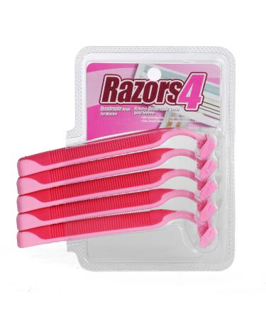 Multi-purpose razor women's razor bikini trimmer T-Beauty underarm razor unisex (red)