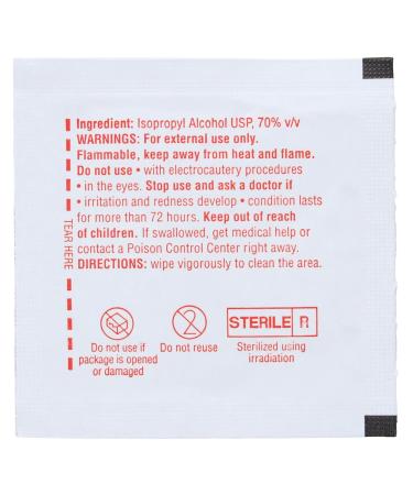 Shop Sterile Alcohol Prep Pads - Medium 2-Ply Pack of 200 | International Shipping Available - Buy Online on GoSupps.com