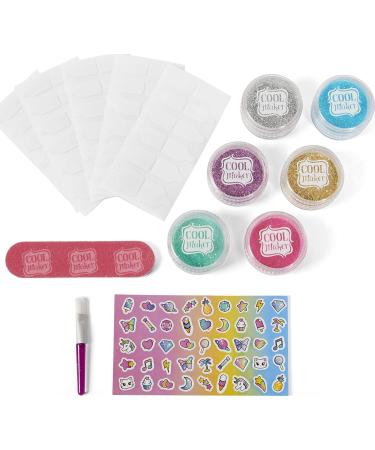 GO Glam Glitter Nails DIY Kit - 5 Manicures for Kids 8+ | Cool Maker - Buy Online on GoSupps.com