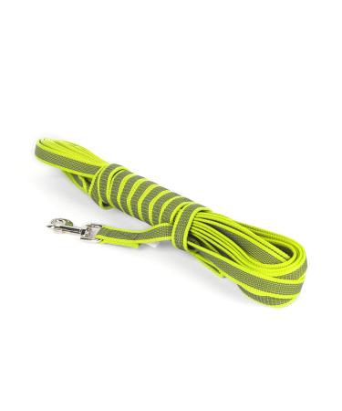 IDC Color & Gray rubberized leash 20 mm x 10 m with loop neon gray Neon gray 20 mm x 10 m (with loop)