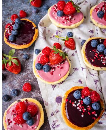 Buy Ruby Kupert re Chips - Pink Chocolate for Glazing & Decorating Cakes | Gluten-Free 2 Pack (100g each) - International Shipping Available - Buy Online on GoSupps.com