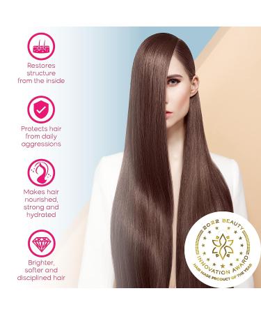 Hair Expert Thermal Mask - Marine Collagen & Almond Oil - Formaldehyde-Free - Repairs Hair Elasticity, Adds Shine & Moisture - 2.82 oz - Buy Online on GoSupps.com