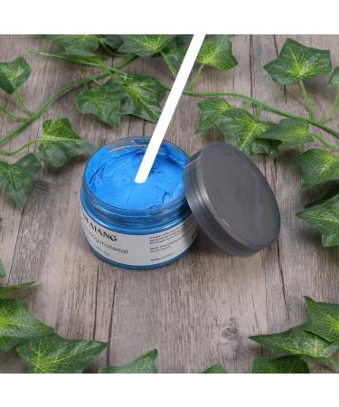 Lurrose Hair Color Wax Easy Cleaning Matte Hairstyle Coloring Material Disposable Hair Ashes for Halloween Party Graduation (Blue) - Buy Online on GoSupps.com