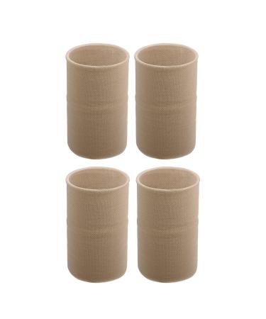 VOCOSTE 2 Pair Wrist Bands Wrist Compression Sleeves Elastic Thin Wrist Brace Support for Women and Men Beige Size XL XL Beige