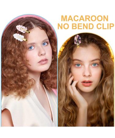 CHANZET No Bend Hair Clips for Makeup Application - 8pcs Creaseless Flat Alligator Clips - Oak Leaf Duck Bill Hair Barrettes for Women - Buy Online on GoSupps.com