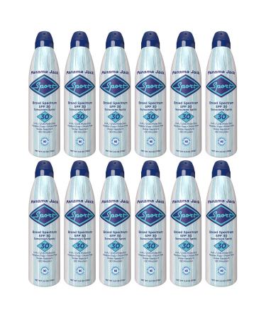 Panama Jack Sport Sunscreen Spray - SPF 30 Broad Spectrum UVA/UVB Protection PABA Paraben Gluten & Cruelty Free Water Resistant (80 Minutes) 5.5 OZ (Pack of 2) 5.5 Ounce (Pack of 2) - Buy Online on GoSupps.com