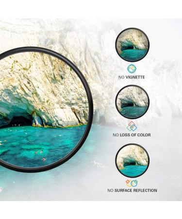 Polaroid Optics 55mm Multi-Coated CPL Filter for Color Saturation & Reflection Control - Buy Online on GoSupps.com