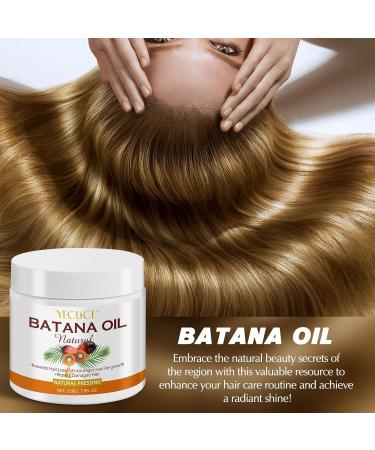 Raw Batana Oil for Hair Growth - 100% Natural & Organic | Dr. Sebi Approved Unrefined Batana Oil from Honduras for Hair Loss Prevention & Repair - Buy Online on GoSupps.com