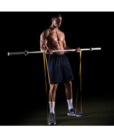 ProsourceFit Xfit Power Resistance Bands - Heavy Duty 41 for Cross-Training Pull-Ups and Full Body Workouts | 10-35lbs Yellow - Buy Online on GoSupps.com