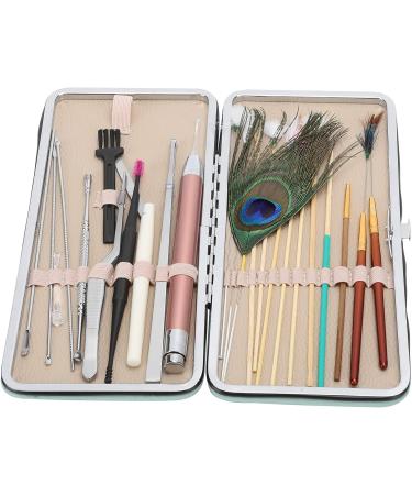 Milltrip Ear Wax Removal Set - Double Ended Ear Scoop Tool for Safe Ear Care - Mint Green Spiral Ear Pick & Removal Supplies - Buy Online on GoSupps.com