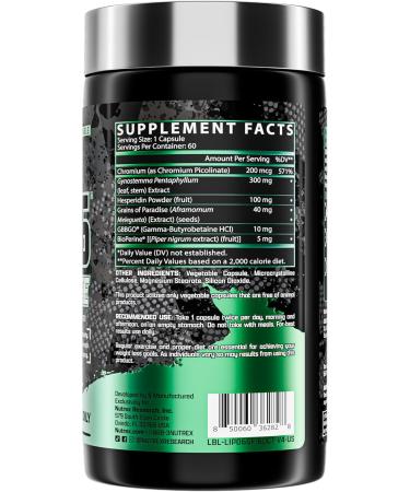 Nutrex Research LIPO SIX Stim-Free Metabolism & Appetite Support Supplement Reduce Hunger | Non-Stimulant Weight Management Supplement for Women and Men 60 Servings - Buy Online on GoSupps.com