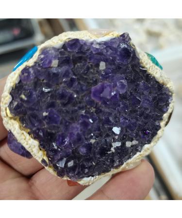 Gemstones for Decoration 100g-300g Natural Raw Amethyst Quartz Purple Crystal Cluster Stones Specimen Home Decoration Crafts Decoration Ornament Crystal - Buy Online on GoSupps.com