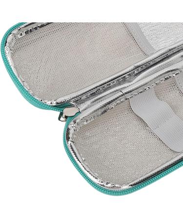 Marble Green Insulin Cooler Case - Portable Insulated Cooling Bag for Diabetic Supplies - Professional EVA Design for Elderly - Fashionable & Safe - Buy Online on GoSupps.com