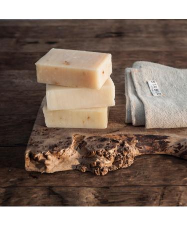 Handmade Soap Gift Set | Vegan Bar Soap 3 Pack - Coriander Geranium & Vetiver Lemongrass & Cedar Lavender | Eco-Friendly & Natural - Buy Online on GoSupps.com