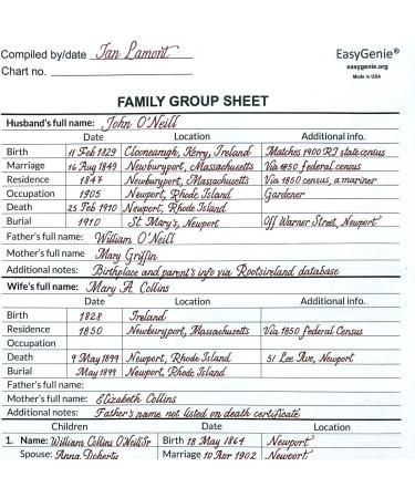 Large Print Family Group Sheets for Ancestry (30 Sheets) - Archival Quality Genealogy Forms - Buy Online on GoSupps.com