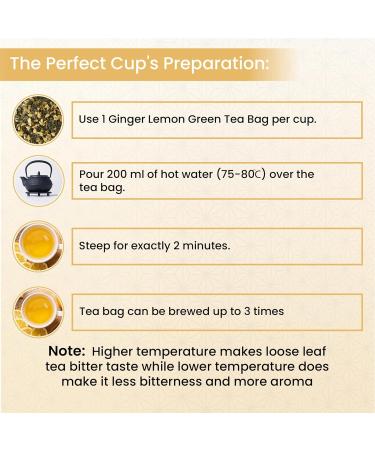  CHILL TEA Tokyo CHILL TEA Tokyo Ginger and Lemon Tea - 100% Japanese Loose Leaf Green Tea - 100% Plastic-Free Bags - Spicy and Lemon Flavor (30 Bags) - Buy Online on GoSupps.com