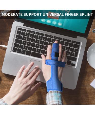 Medical Grade Aluminum Finger Splint - Trigger Finger Arthritis & Injury Support | Pain Relief Brace (11x9.8 inch - Buy Online on GoSupps.com