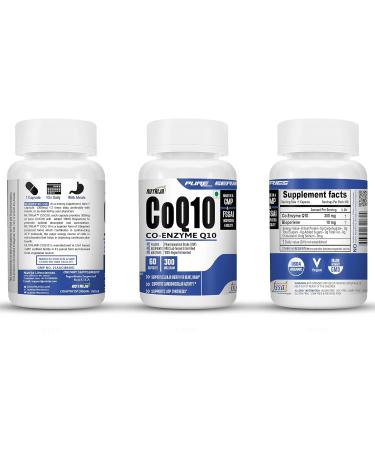 Buy CoEnzyme Q10 300mg - 60 Capsules | Premium Quality Supplement for Energy & Heart Health - Fast International Shipping - Buy Online on GoSupps.com