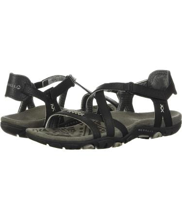 Merrell Women's Slingback Sandal 7 in Black/Paloma - Comfort & Style - Buy Online on GoSupps.com