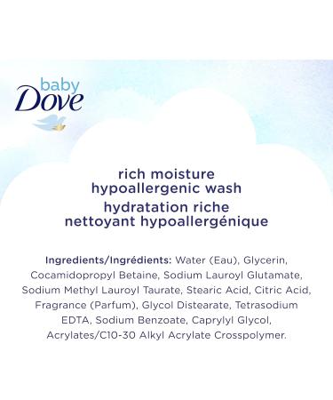Baby Dove Tip to Toe Baby Wash for moisturized skin Rich Moisture hypoallergenic 384 ml 384 ml (Pack of 1) - Buy Online on GoSupps.com