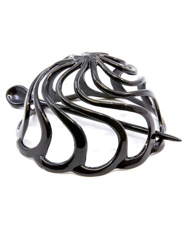 Camila Paris CP2867 French Hair Bun Clip Maker - Black Dome Bun Styling Accessory for Women - No Slip & Durable - Made in France - Buy Online on GoSupps.com