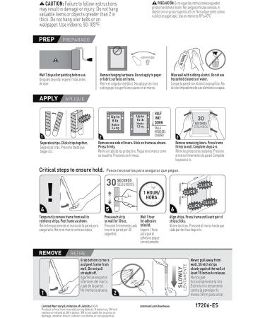 Command Large Picture Hanging Strips - Holds 16 lbs - Pack of 2 (White) - Buy Online on GoSupps.com