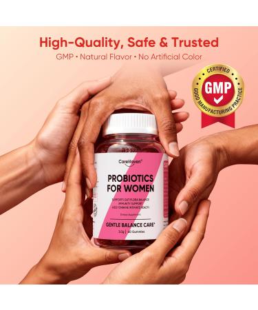 CareHaven Probiotics for Women Gummies - Multiple Probiotics & Red Elm - Supports Gut Flora Feminine Health & Immune Function - 60 Active Daily Gummies (2PCS) - Buy Online on GoSupps.com