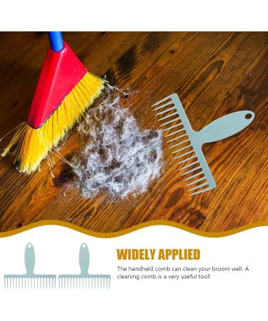 Luxshiny Peigne d' pilation Multifonction 2 Pi ces Outil de Nettoyage de Balai Portatif Peigne pour Enlever Poils et Cheveux Petit Format Ergonomique Usage Domestique et Soins - Buy Online on GoSupps.com