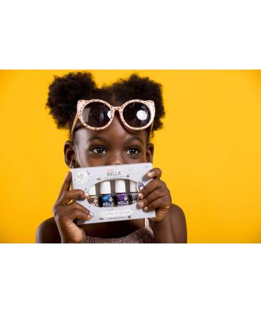 Buy Miss Nella Magic Safari Glitter Nail Polish Set for Kids | Non-Toxic Peel-Off Formula | International Shipping - Buy Online on GoSupps.com