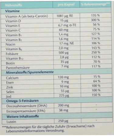 Elevit 3 Dietary Supplements - Omega-3 Vitamins & Minerals for Breastfeeding Moms - 30 Capsules - Buy Online on GoSupps.com