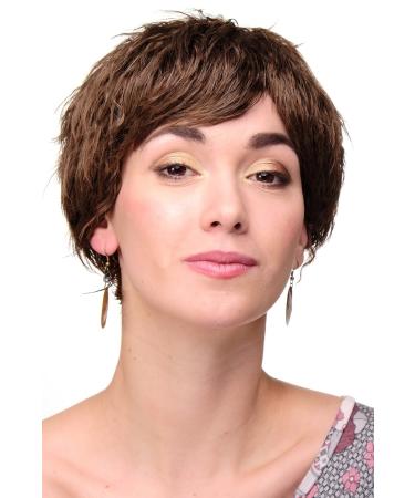 WIG ME UP - Ladies wig short hair wig short crimped twisted strands brown WH1509-8