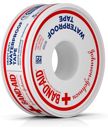 Band-Aid Waterproof First Aid Tapes 1/2 Inch x 10 yds (Pack of 6) - Buy Online on GoSupps.com
