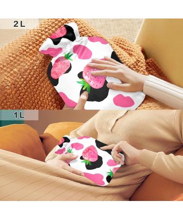 Buy Cow Strawberry Hot Water Bottle - 2L Pain Relief & Heat Therapy | International Shipping - Buy Online on GoSupps.com