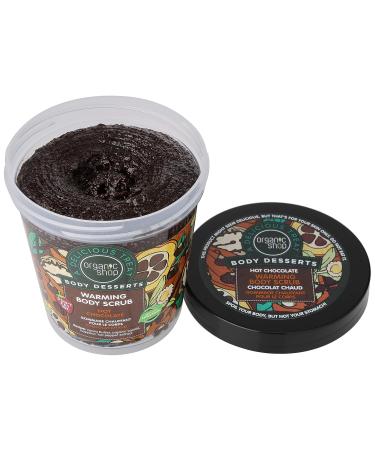 Organic Shop Hot Chocolate Warming Body Scrub 450ml | Organic Body Care | International Shipping Available - Buy Online on GoSupps.com
