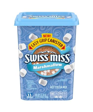 Swiss Miss Hot Cocoa Drink Mix Milk Chocolate with Marshmallows 37.18 oz Easy-Grip Canister - Buy Online on GoSupps.com