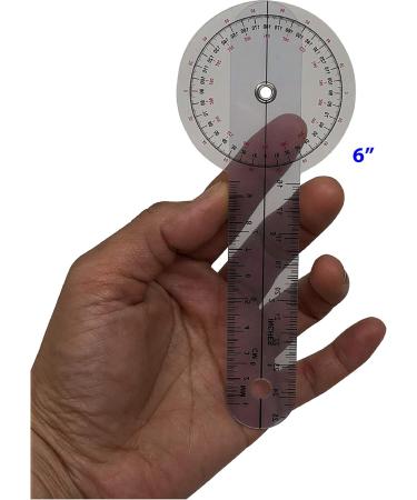 Buy Goniometer Kit - 12 8 & 6 Inch Set for Physical & Occupational Therapy | Ideal for Clinical & Home Use - International Shipping Available - Buy Online on GoSupps.com