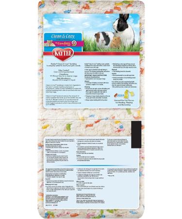 Kaytee Superpet Clean & Cozy Confetti Litter for Small Pets | 24.6L 99.9% Dust-Free Highly Absorbent | Ideal for Mice Hamsters Rabbits - Buy Online on GoSupps.com