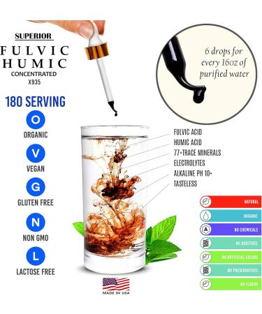 Fulvic Minerals and Wild Oregano Oil - Drops - Fulvic and Humic Acid Bundled with Super Strength Mediterranean Oregano Oil (Oregano) - Buy Online on GoSupps.com