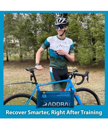 ADDRA Endurance Protein Bar 20g Plant Protein + 3g Leucine | Vegan Low Sugar Gluten-Free BCAA Recovery Nutrition Snack for Runners Cyclists & Triathletes - Variety Pack Variety Pack 1 Count (Pack of 8) - Buy Online on GoSupps.com