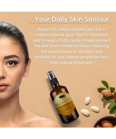 MOROCCAN ARGAN OIL 100% Pure 100ml - Buy Online on GoSupps.com