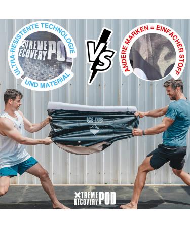 High-Quality Portable Ice Bath for Athletes | Indoor & Outdoor Use | Ice Barrel with Cover - Buy Online on GoSupps.com